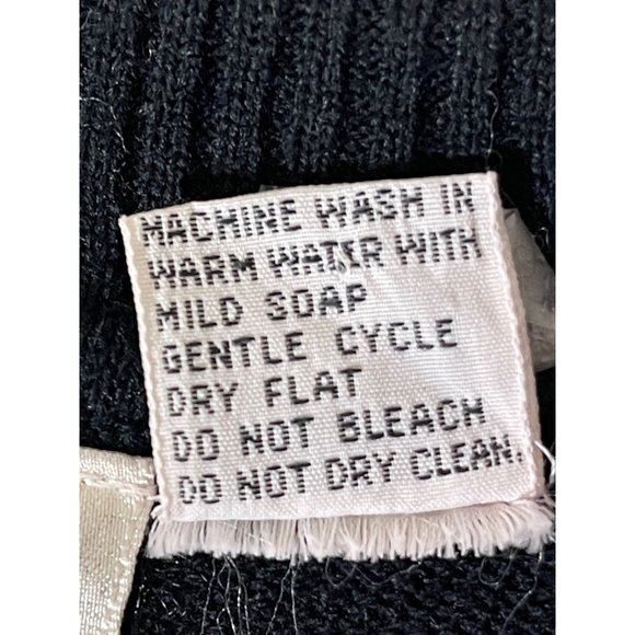 Via L.A Women's Size medium Sweater striped tan and black - Picture 14 of 16